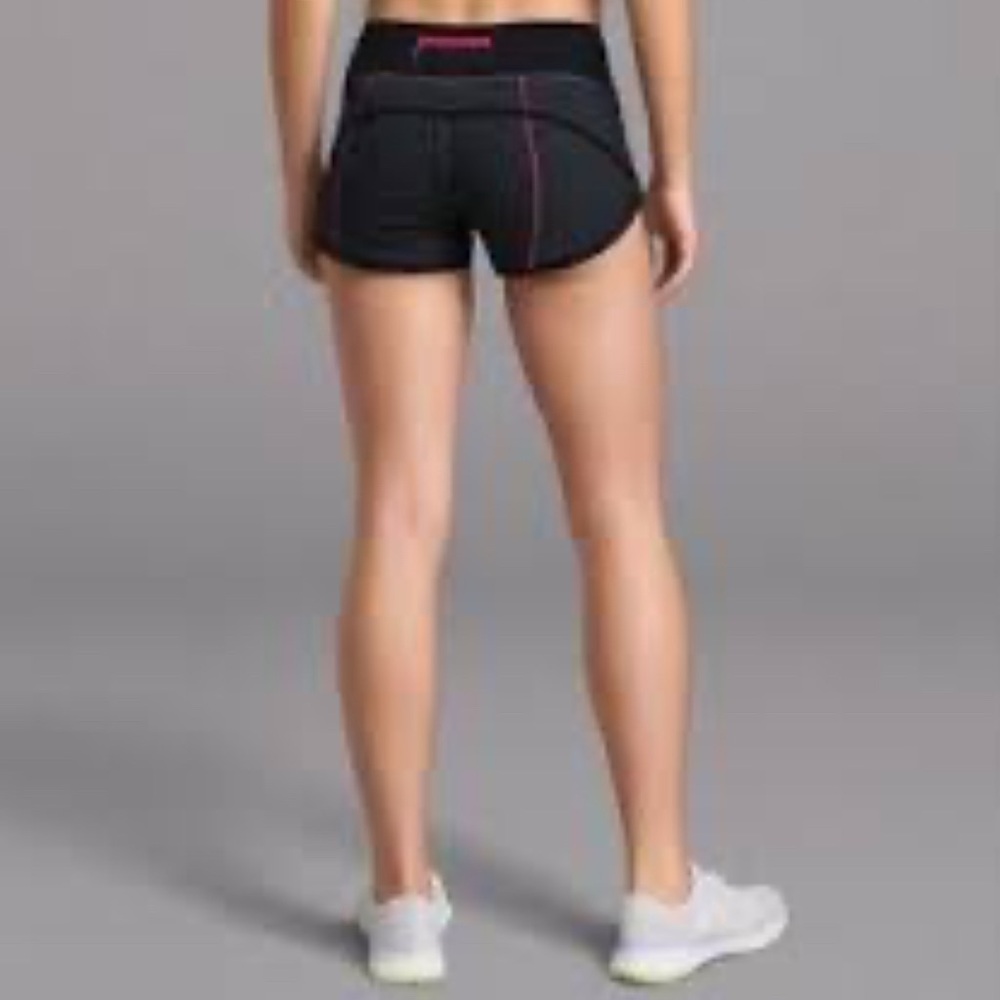 Lululemon Speed Up Shorts Black/Pink s 2